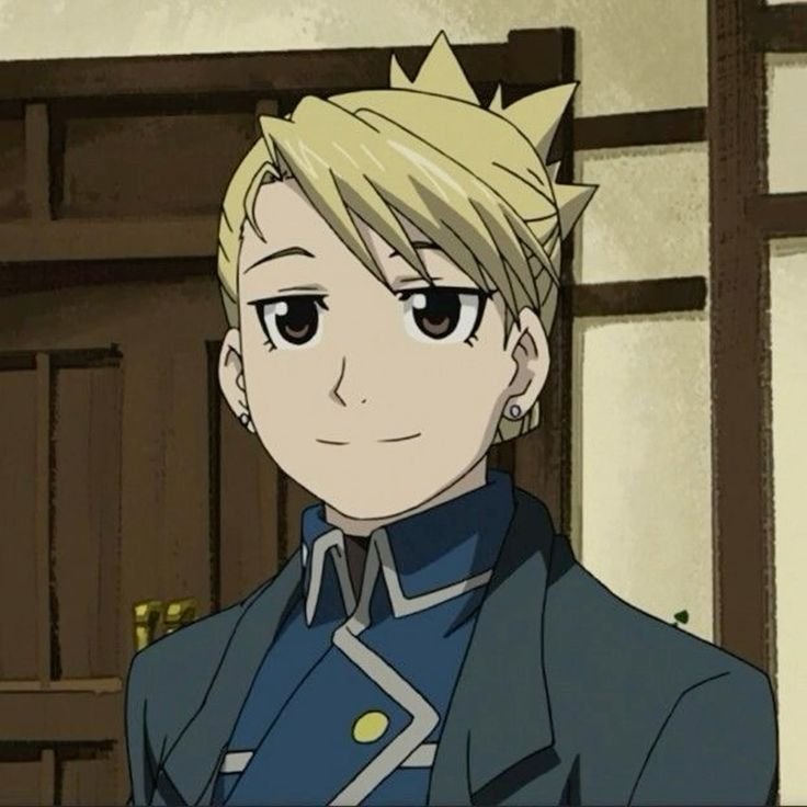 Riza Hawkeye - sharpshooting First Lieutenant loyal to Roy Mustang